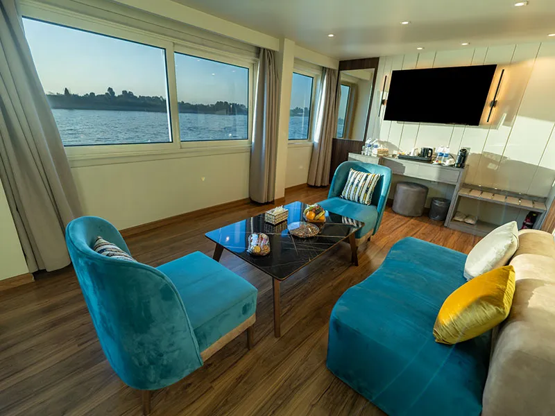 Cabin aboard the Golden Boat Nile Cruise Nile cruise
